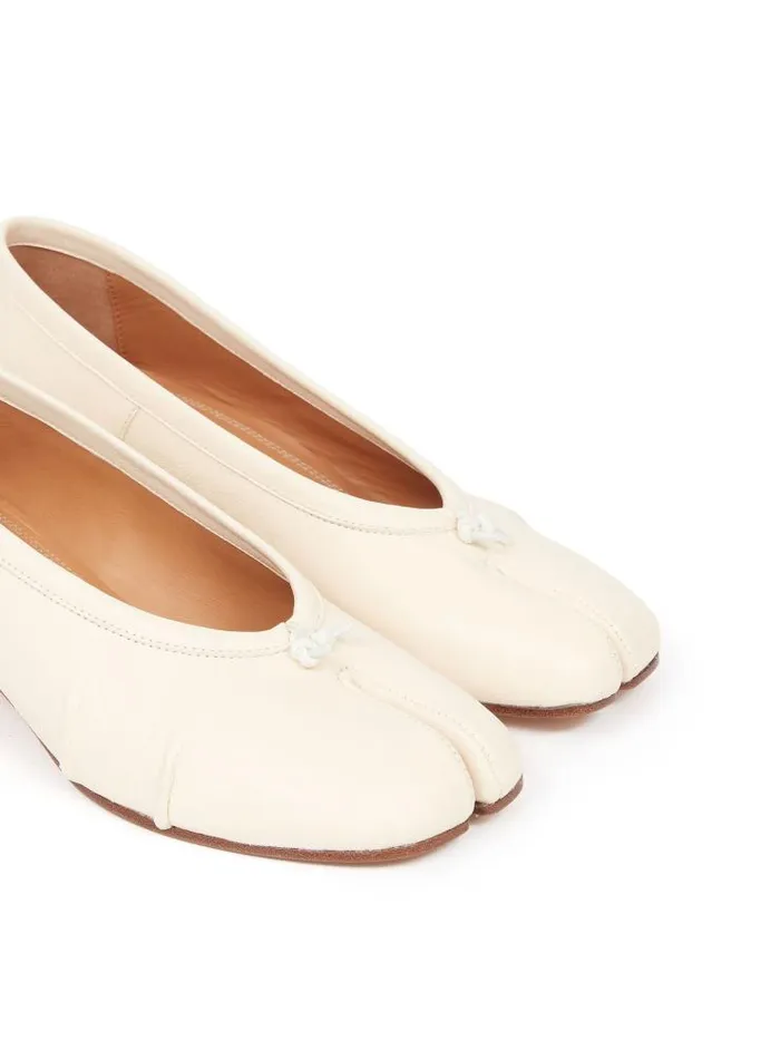 Henrik Vibskov Boutique 30mm Ballerina Tabi Pumps 8211 White Women Tabis
