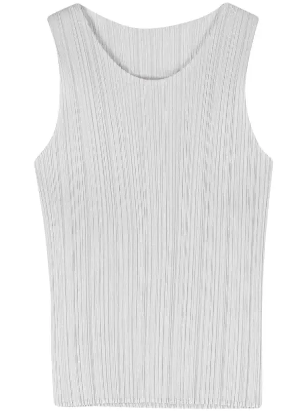 Henrik Vibskov Boutique AW23 Drop 2 Sleeveless Top 8211 Light Grey Women Tops Henrik Vibskov Boutique AW23 Drop 2 Sleeveless Top 8211 Light Grey Women Tops
