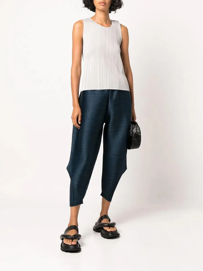 Henrik Vibskov Boutique AW23 Drop 2 Sleeveless Top 8211 Light Grey Women Tops