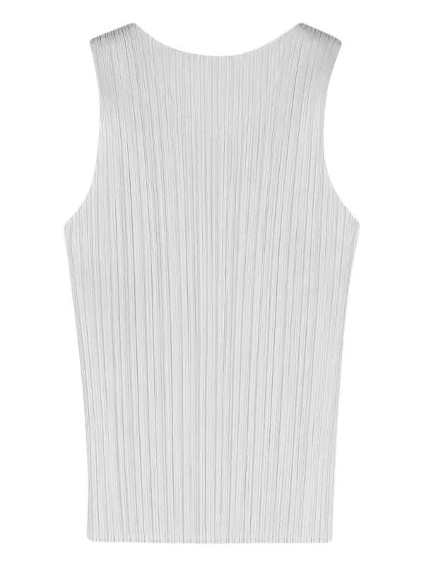 Henrik Vibskov Boutique AW23 Drop 2 Sleeveless Top 8211 Light Grey Women Tops