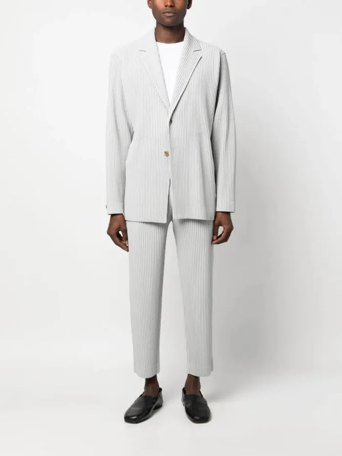 Henrik Vibskov Boutique AW23 Straight Fit Pants 8211 Light Gray Men Pants