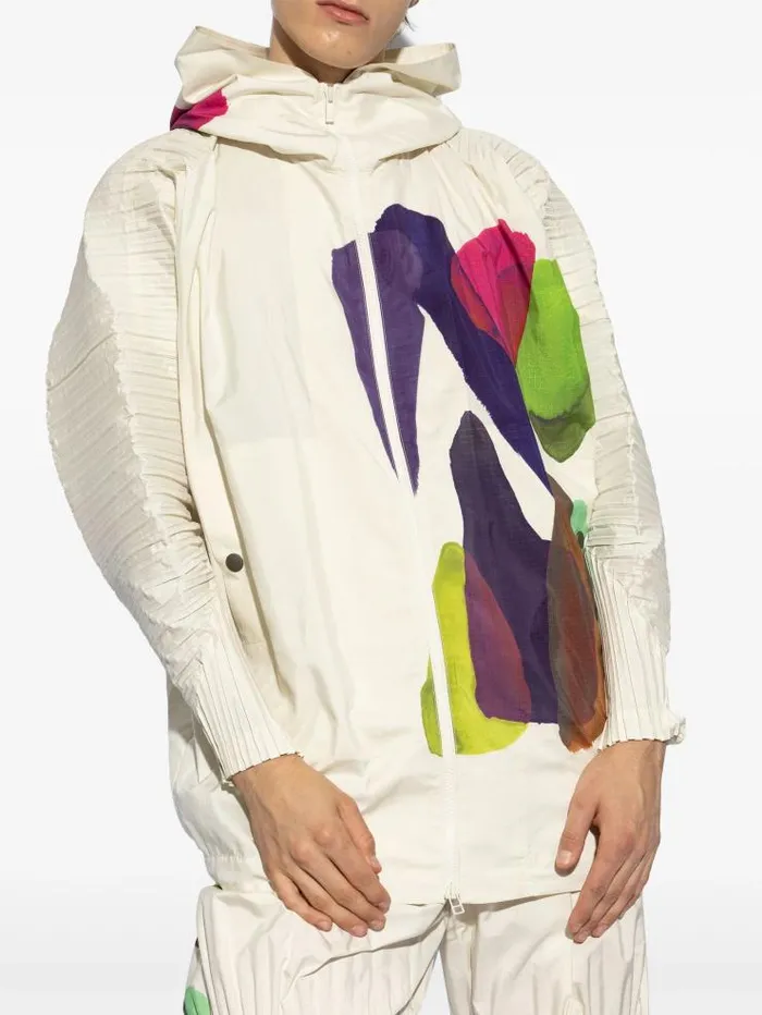 Henrik Vibskov Boutique Cascade Picturesque Blouson Jacket 8211 Ivory Men Jackets and Coats