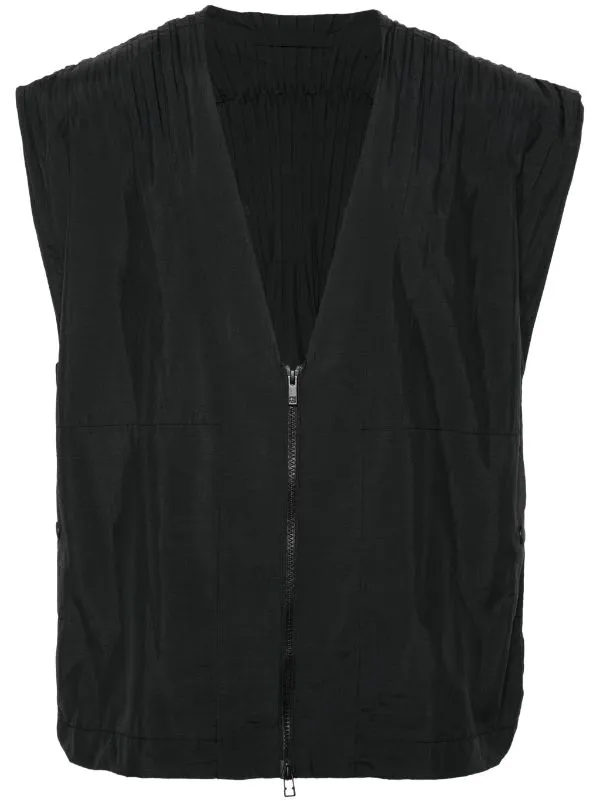 Henrik Vibskov Boutique Cascade Vest 8211 Black Men Tops