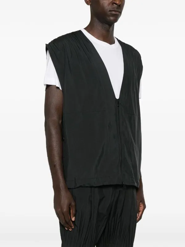 Henrik Vibskov Boutique Cascade Vest 8211 Black Men Tops