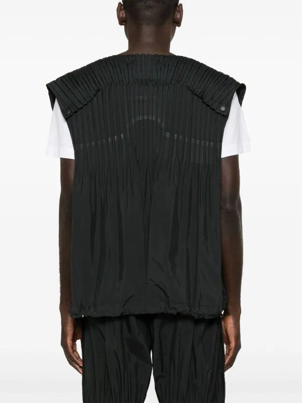 Henrik Vibskov Boutique Cascade Vest 8211 Black Men Tops