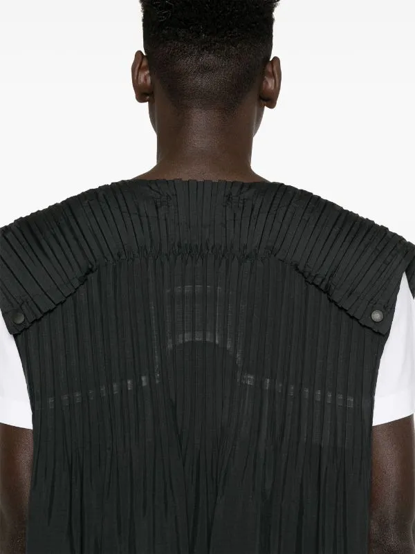 Henrik Vibskov Boutique Cascade Vest 8211 Black Men Tops