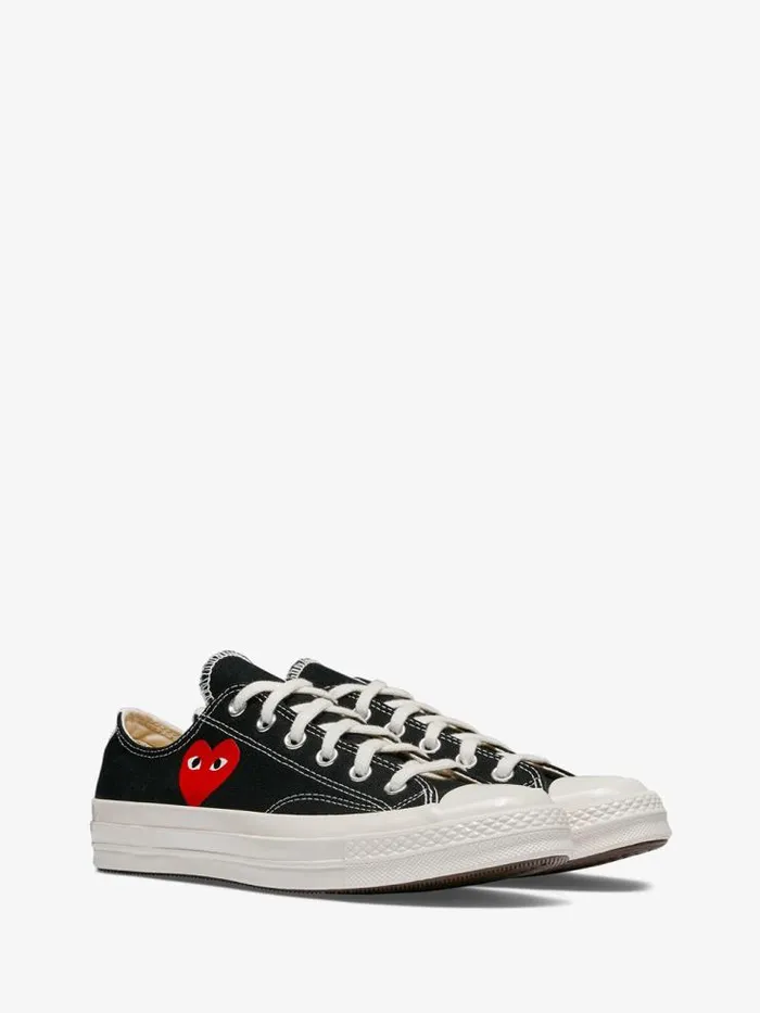 Henrik Vibskov Boutique Converse Low 039Chuck Taylor039 Sneakers Small Heart 8211 Black Men Sneakers