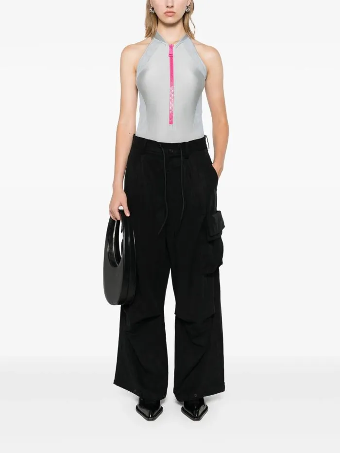 Henrik Vibskov Boutique Cuff Cargo Pants 8211 Black Women Pants