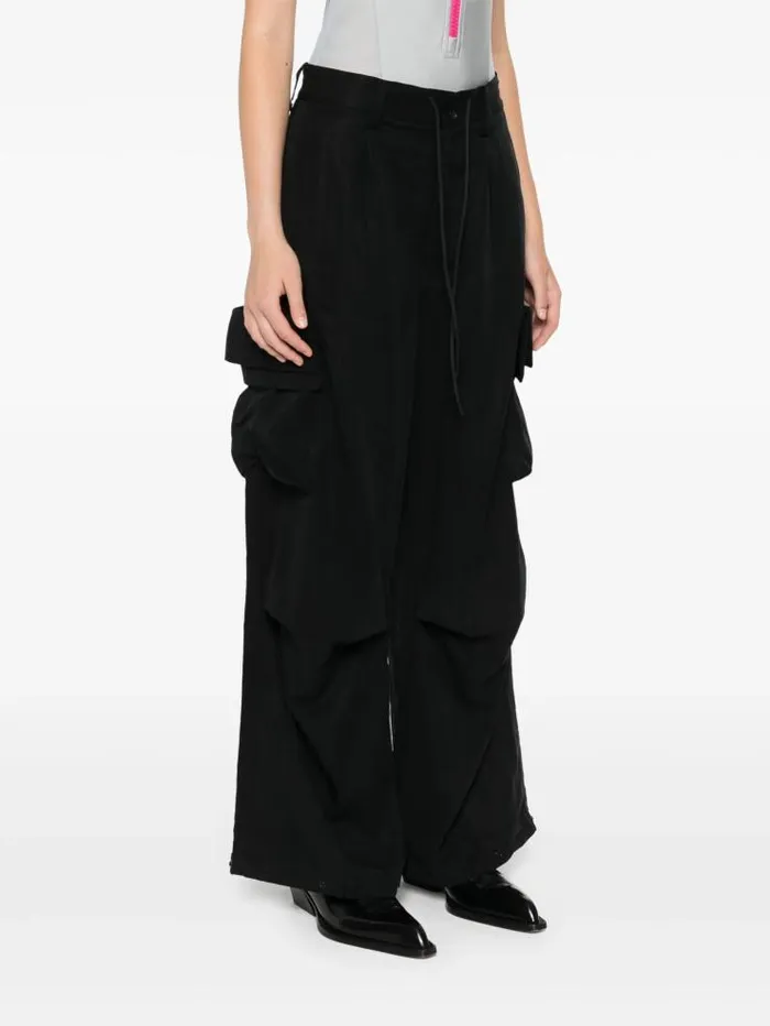 Henrik Vibskov Boutique Cuff Cargo Pants 8211 Black Women Pants