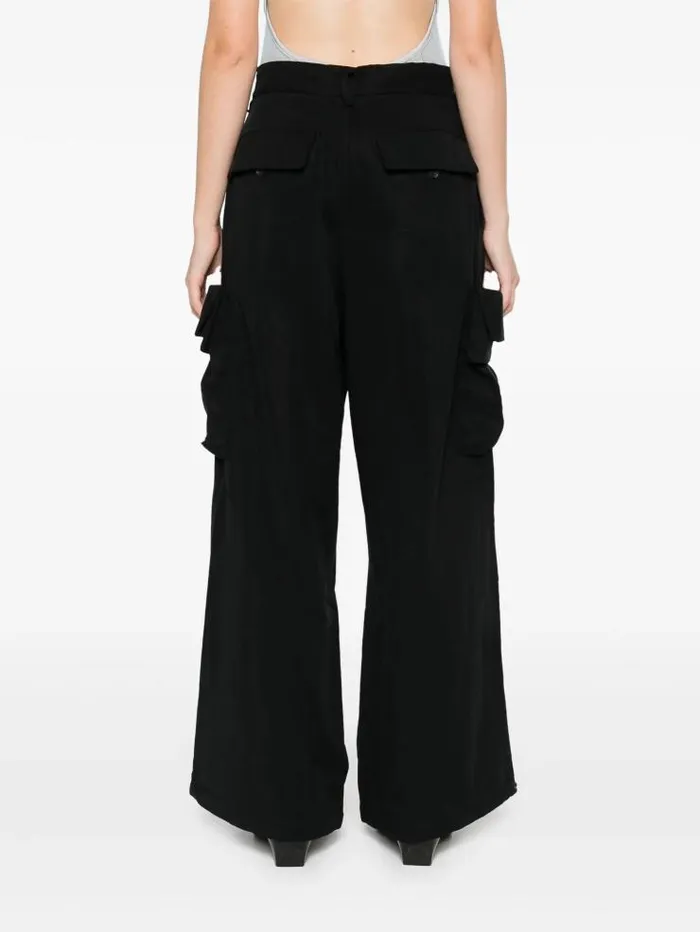Henrik Vibskov Boutique Cuff Cargo Pants 8211 Black Women Pants