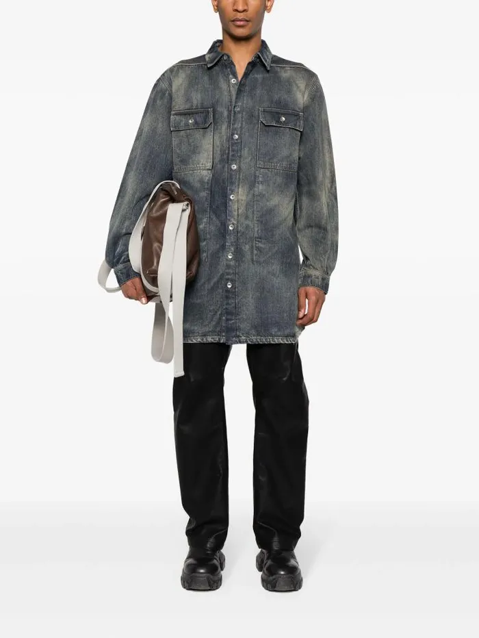 Henrik Vibskov Boutique Denim Jacket Jumbo 8211 Hustler Men Jackets and Coats