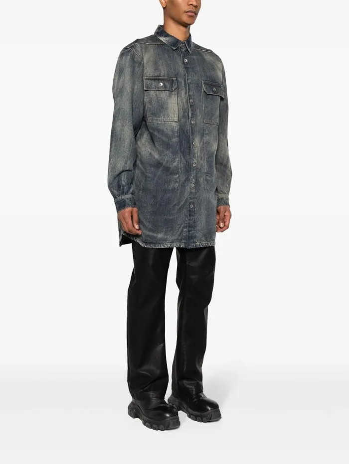 Henrik Vibskov Boutique Denim Jacket Jumbo 8211 Hustler Men Jackets and Coats