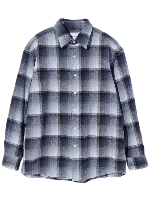 Henrik Vibskov Boutique Flannel Plaid Shirt 8211 Off WhiteBlack Men Shirts