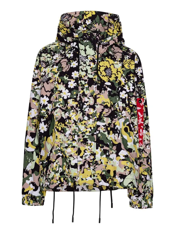 Henrik Vibskov Boutique Floral Camo Oversized Parka Jumper 8211 Maastokuvio Women Jackets and Coats Henrik Vibskov Boutique Floral Camo Oversized Parka Jumper 8211 Maastokuvio Women Jackets and Coats