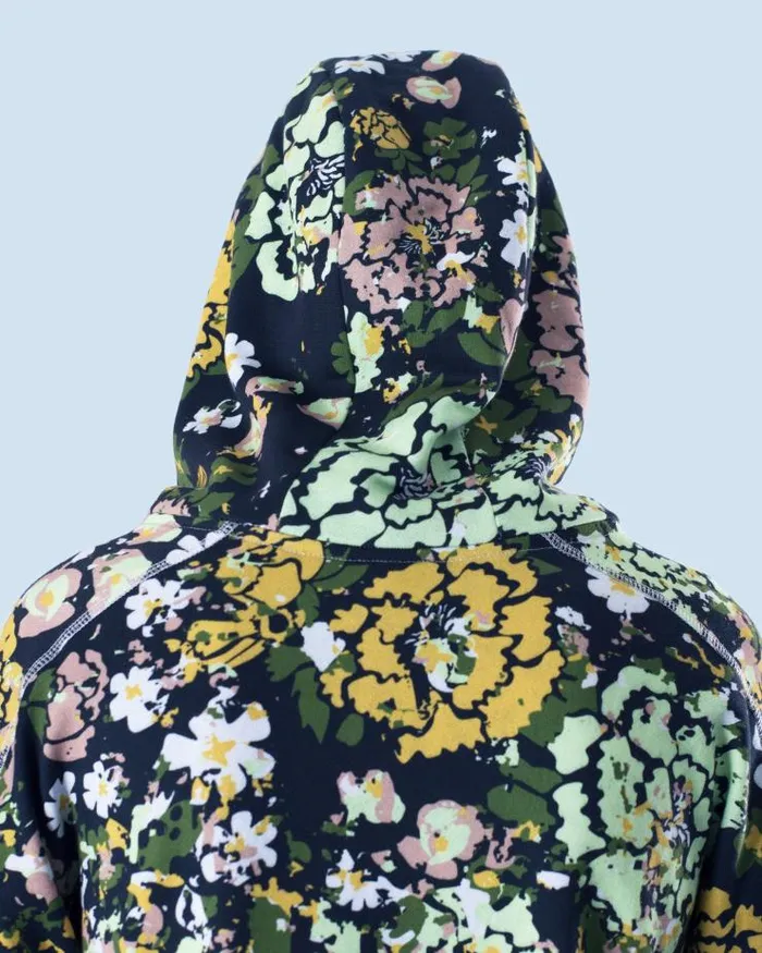 Henrik Vibskov Boutique Floral Camo Oversized Parka Jumper 8211 Maastokuvio Women Jackets and Coats
