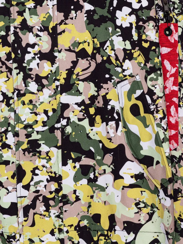 Henrik Vibskov Boutique Floral Camo Oversized Parka Jumper 8211 Maastokuvio Women Jackets and Coats
