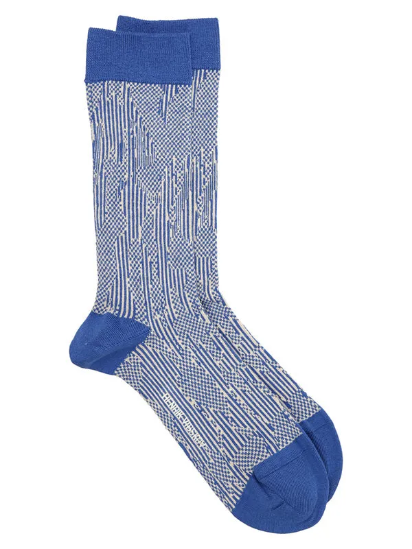 Henrik Vibskov Boutique Handsome Hands Socks Homme 8211 Blue Beige Handsome Grid Men Socks Henrik Vibskov Boutique Handsome Hands Socks Homme 8211 Blue Beige Handsome Grid Men Socks