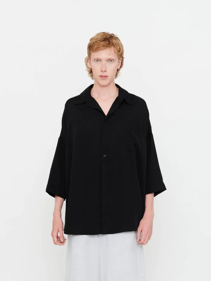 Henrik Vibskov Boutique Jacob Shirt 8211 Black Men Shirts