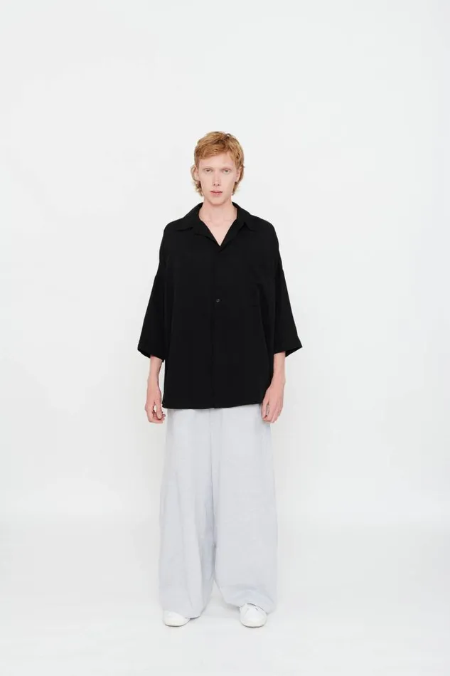 Henrik Vibskov Boutique Jacob Shirt 8211 Black Men Shirts