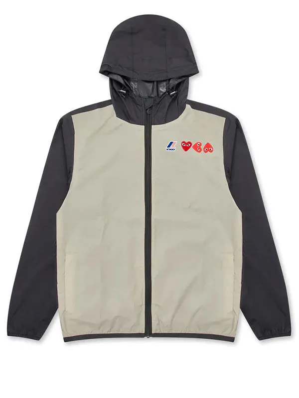 Henrik Vibskov Boutique KWay Double Colours Cagoule 8211 BeigeBlack Men Jackets and Coats Henrik Vibskov Boutique KWay Double Colours Cagoule 8211 BeigeBlack Men Jackets and Coats