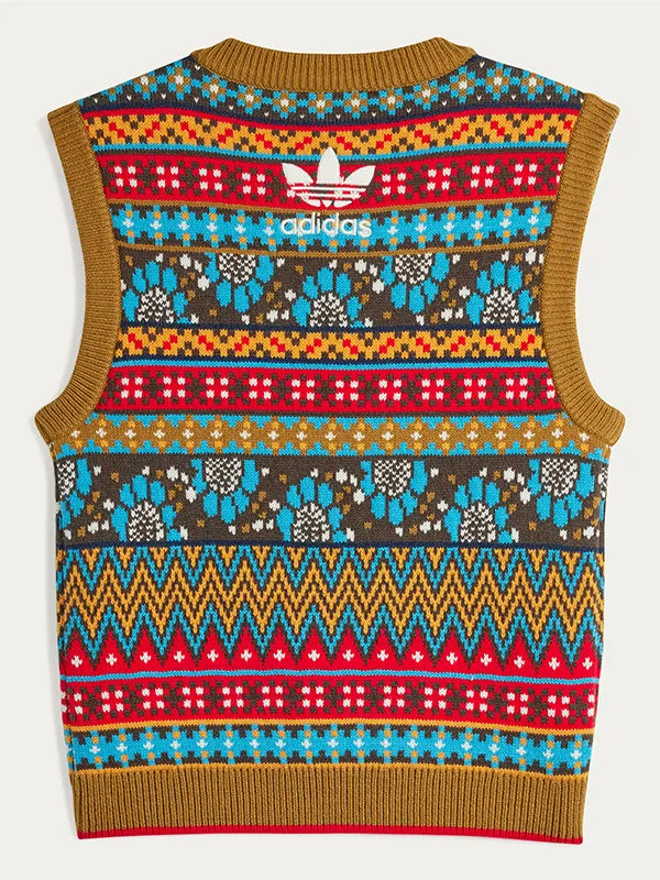 Henrik Vibskov Boutique Knit Vest 8211 Floral Pattern Men Knitwear