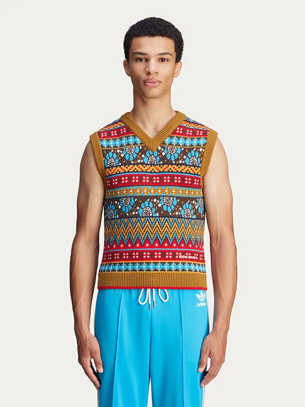 Henrik Vibskov Boutique Knit Vest 8211 Floral Pattern Men Knitwear