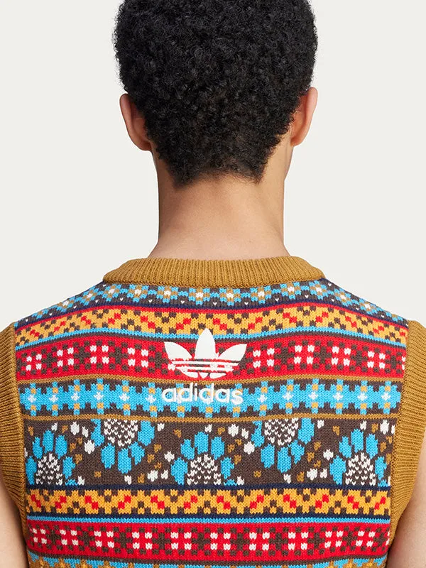 Henrik Vibskov Boutique Knit Vest 8211 Floral Pattern Men Knitwear