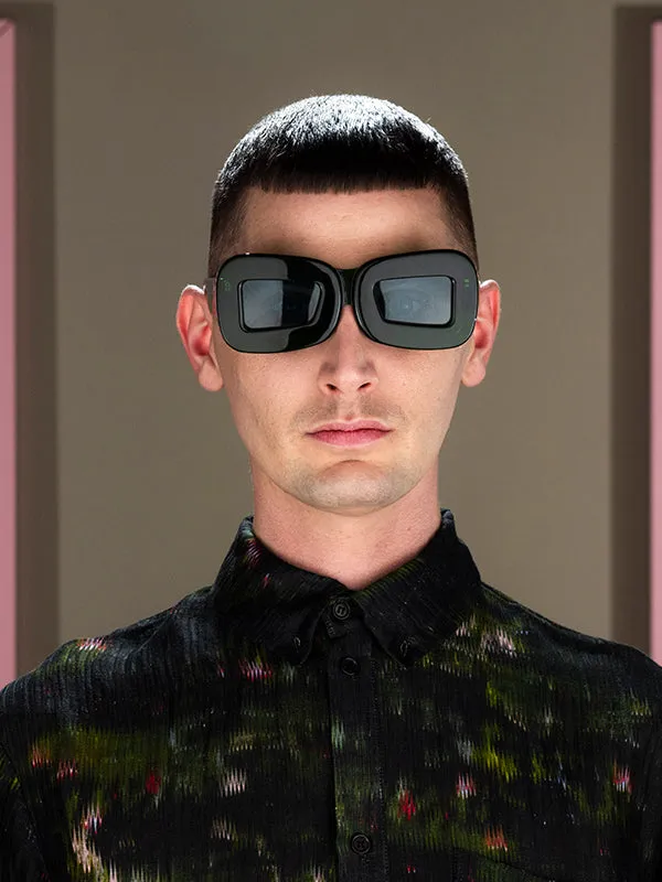 Henrik Vibskov Boutique Marla Sunglasses 8211 Dark Green Men Sunglasses