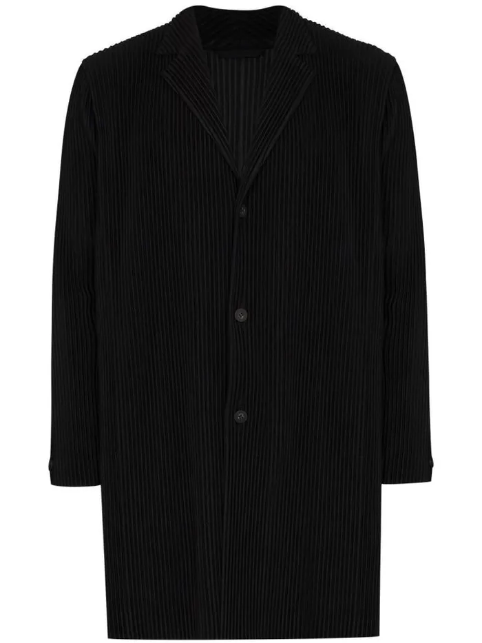 Henrik Vibskov Boutique Pleated Jacket 8211 Black Men Suits and Blazers