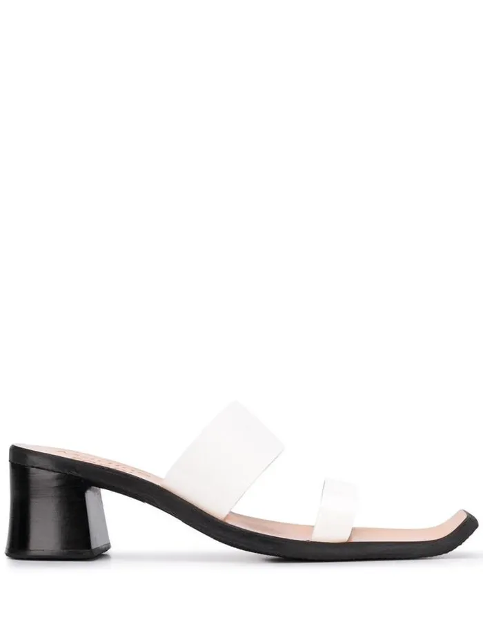 Henrik Vibskov Boutique Rupie Heel Sandal 8211 White Patent Women Sandals