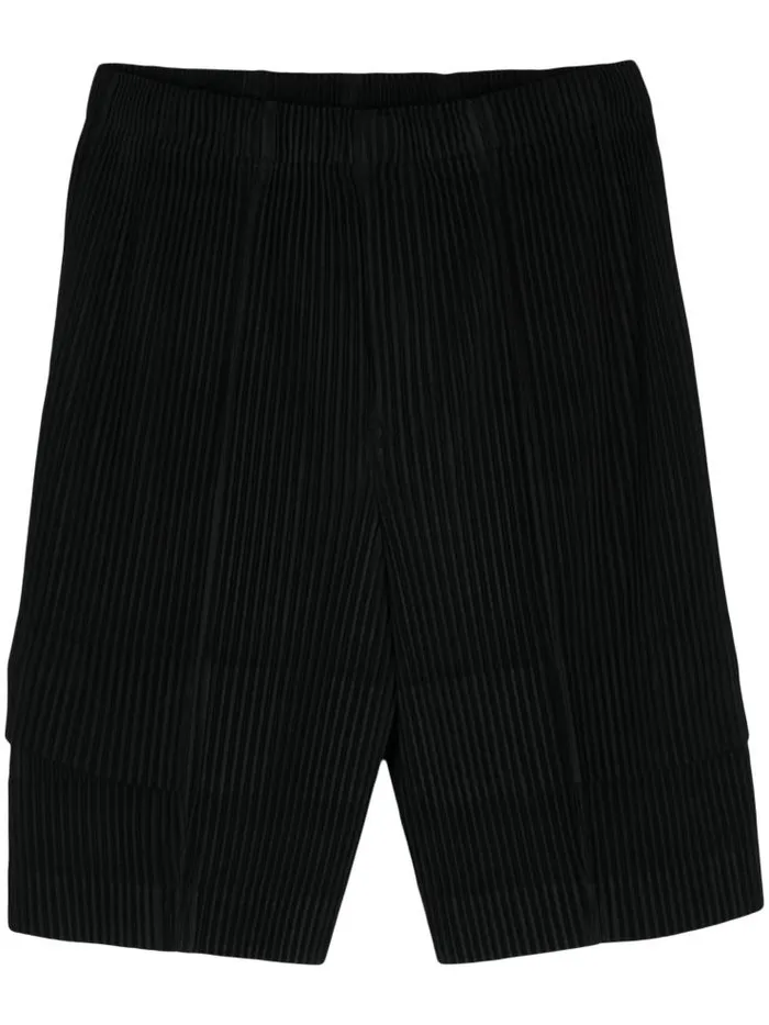 Henrik Vibskov Boutique SS24 Cargo Pleats Shorts 8211 Black Men Pants