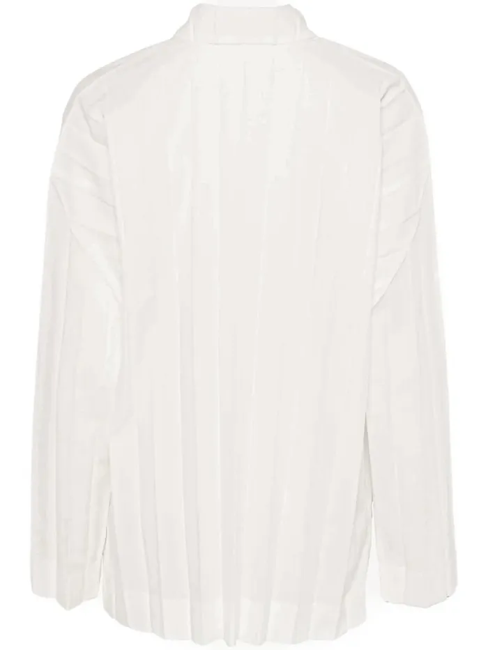 Henrik Vibskov Boutique SS25 LongSleeve Edge Shirt 8211 White Men Tops