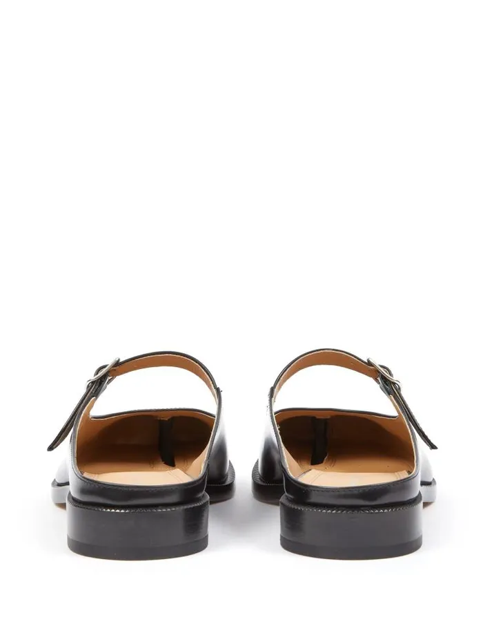 Henrik Vibskov Boutique Tabi Sandals 8211 Patent Black Women Shoes