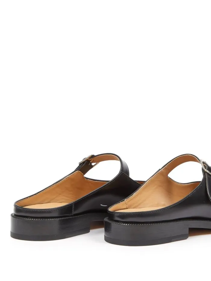 Henrik Vibskov Boutique Tabi Sandals 8211 Patent Black Women Shoes