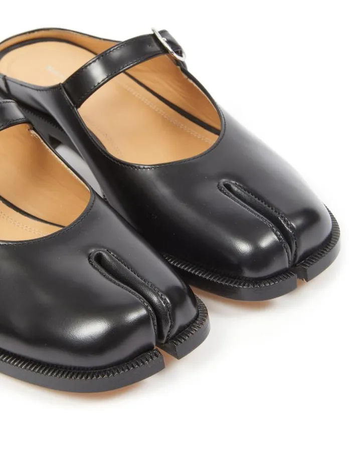 Henrik Vibskov Boutique Tabi Sandals 8211 Patent Black Women Shoes