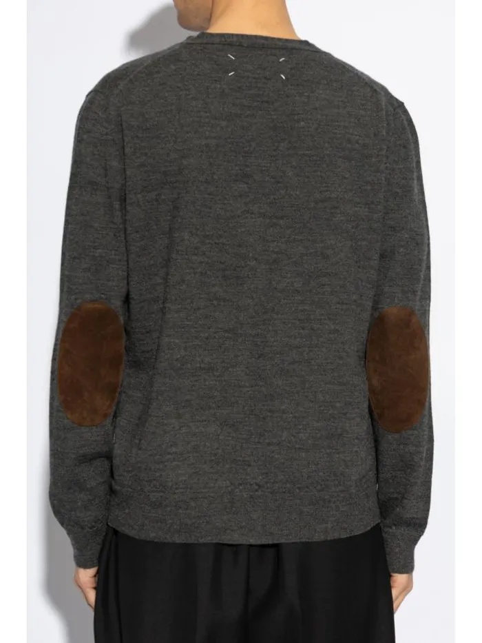 Henrik Vibskov Boutique VNeck Wool Cardigan 8211 Charcoal Men Knitwear