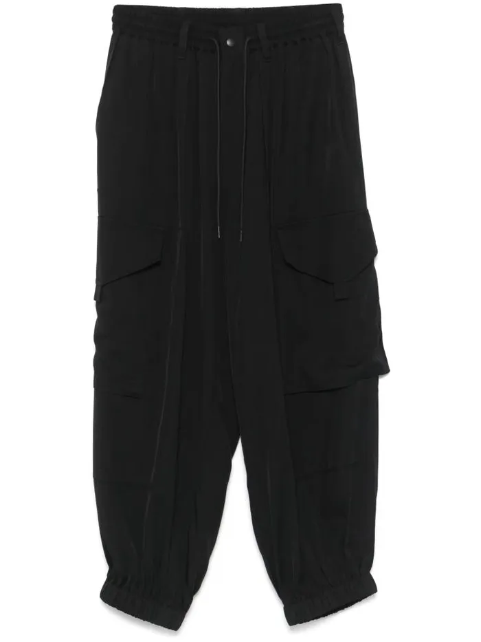 Henrik Vibskov Boutique Y3 Rayon Twill Pants 8211 Black Men Pants