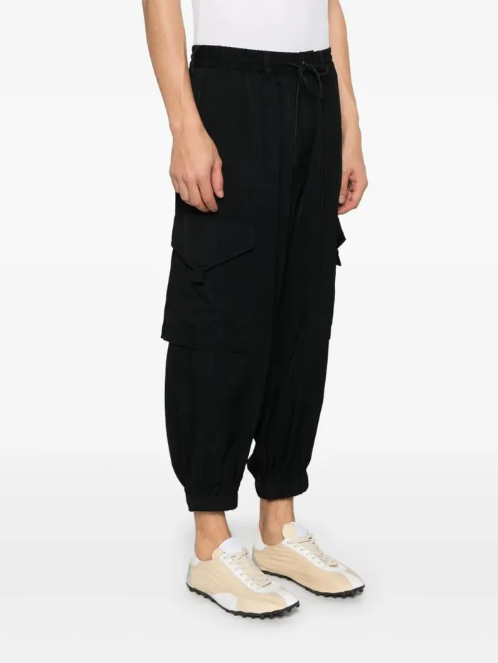Henrik Vibskov Boutique Y3 Rayon Twill Pants 8211 Black Men Pants