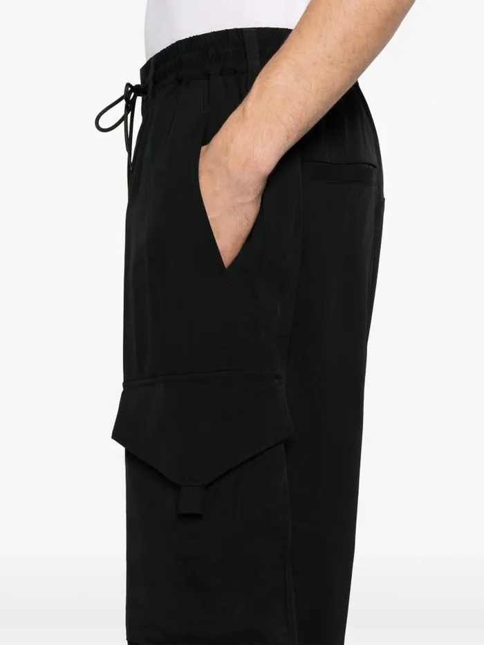 Henrik Vibskov Boutique Y3 Rayon Twill Pants 8211 Black Men Pants