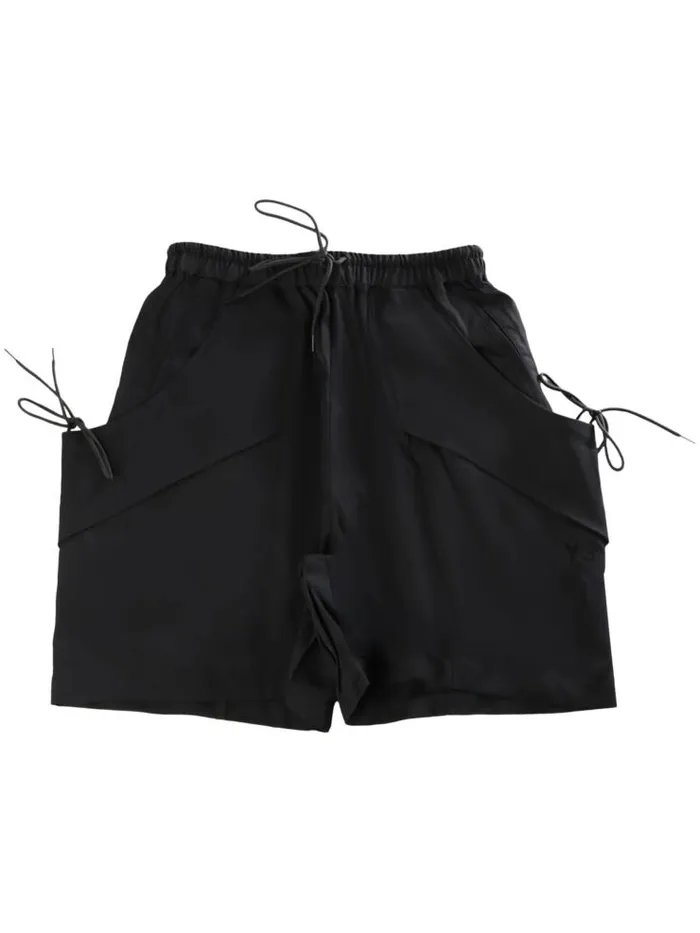 Henrik Vibskov Boutique Y3 Rayon Twill Shorts 8211 Black Women Skirts and Shorts Henrik Vibskov Boutique Y3 Rayon Twill Shorts 8211 Black Women Skirts and Shorts