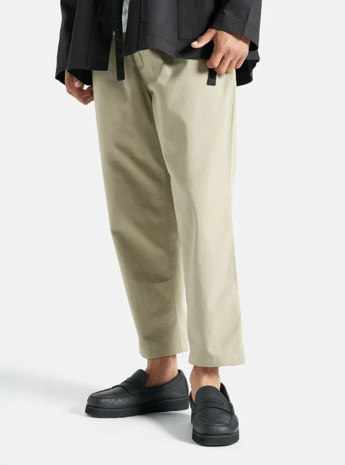 Hi Water Trouser In Stone Twill Men Universal Works Trousers