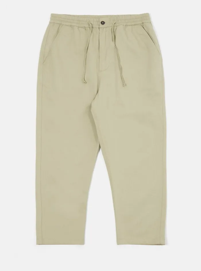 Hi Water Trouser In Stone Twill Men Universal Works Trousers