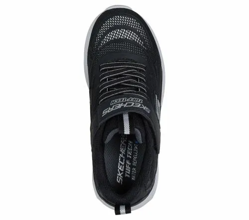 HyperBlitz 8211 TuffTronix Black Silver Kids SKECHERS Kids UK Sizes 9525
