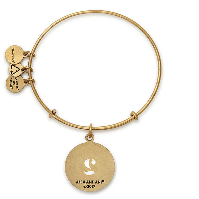 Iconic Women Alex And Ani Number 2 Charm Bangle Bracelet Rafaelian Gold