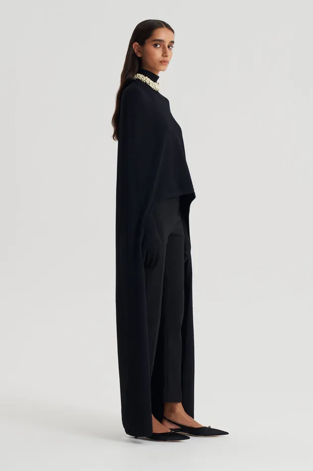 ITALIAN HIGHWAIST SLIM TROUSER BLACK Women Trousers Scanlan Theodore