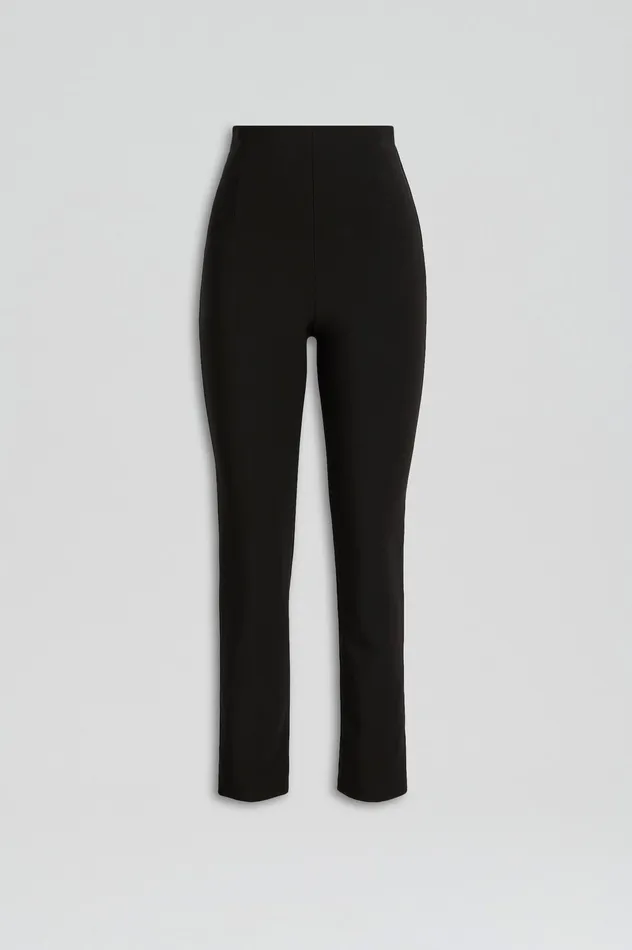 ITALIAN HIGHWAIST SLIM TROUSER BLACK Women Trousers Scanlan Theodore