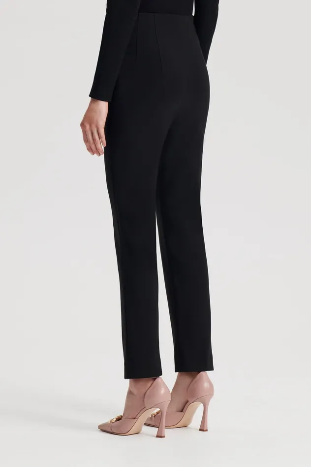 ITALIAN HIGHWAIST SLIM TROUSER BLACK Women Trousers Scanlan Theodore