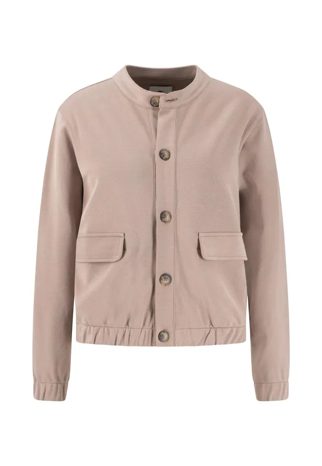 Jack Women FYNCHHATTON Modern Jacket With Pockets Attached Summer Taupe