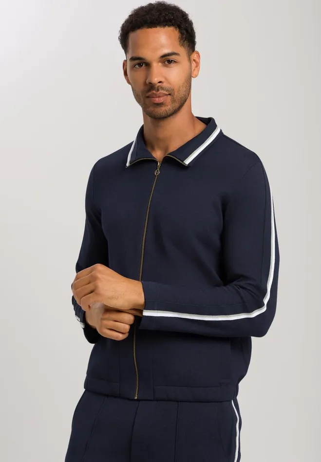 Jacket Deep Navy Men HANRO Loungewear