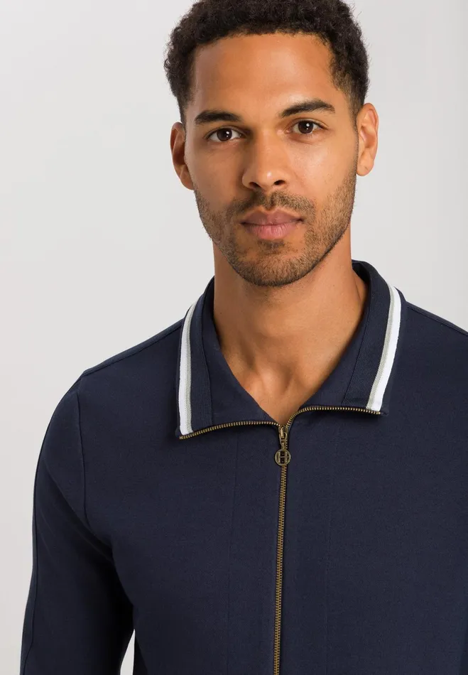 Jacket Deep Navy Men HANRO Loungewear